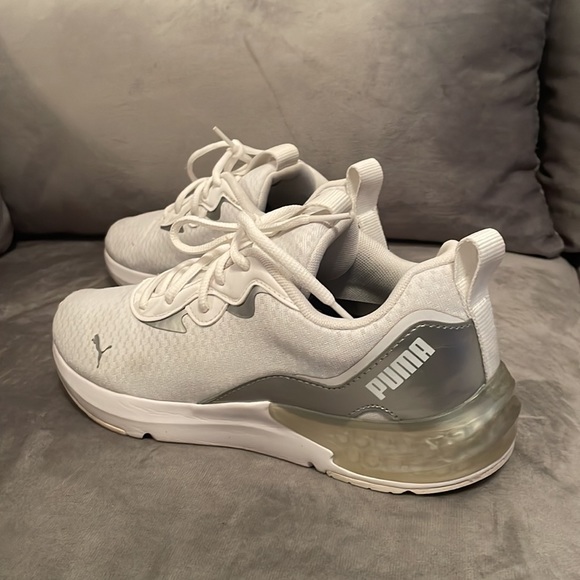 Women’s Puma White/Silver size 8.5 - Picture 4 of 8